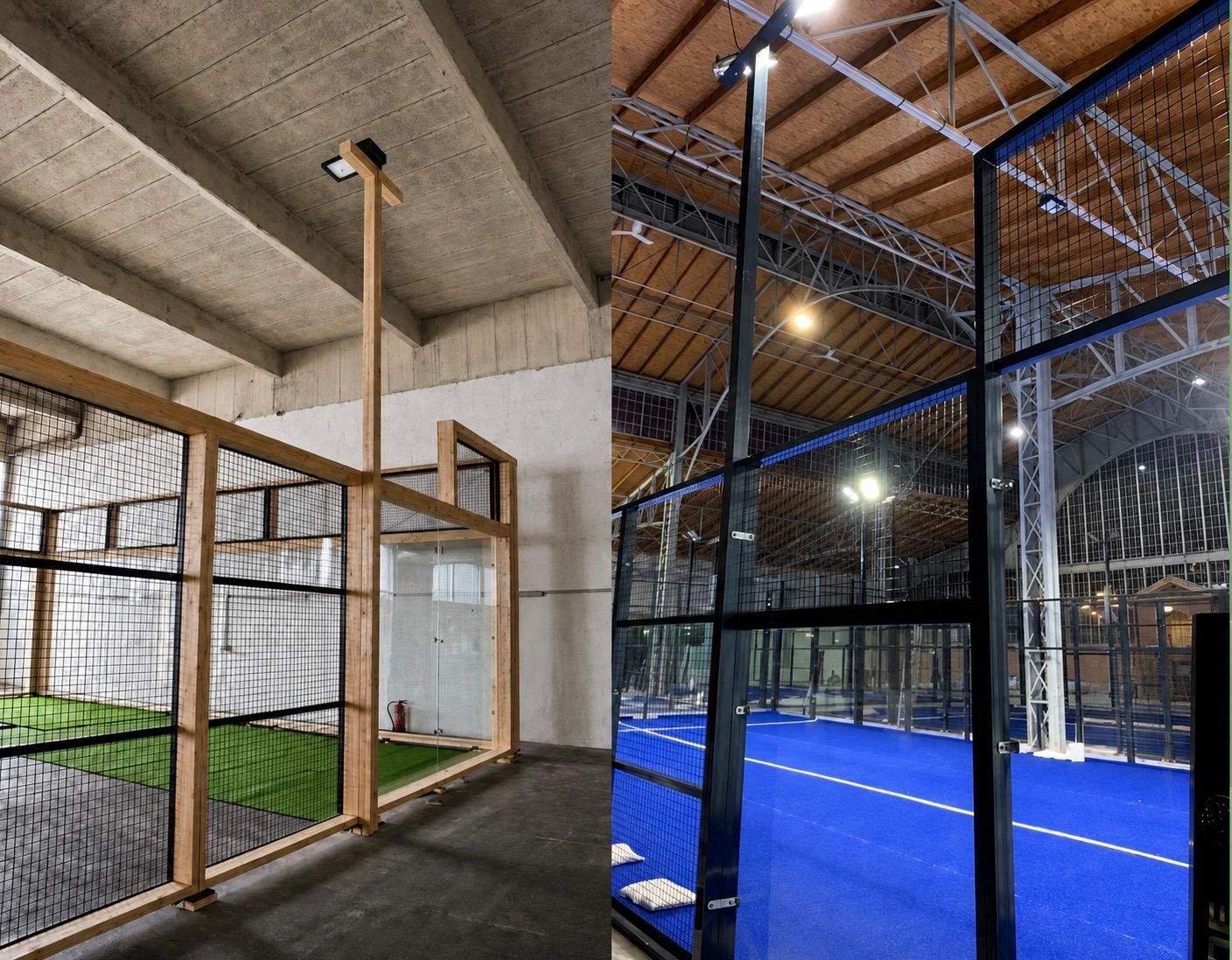Wooden Padel Court